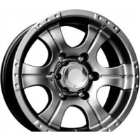 Литые диски K&K Байконур 15x7" 5x139.7мм DIA 108.5мм ET 20мм Дарк платинум