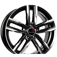 Литые диски Vector B213 17x7" 5x112мм DIA 57.1мм ET 49мм Алмаз черный