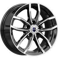 Литые диски K&K Фрост (KC1048) 15x6.5" 5x114.3мм DIA 60.1мм ET 39мм Алмаз черный