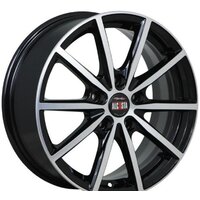 Литые диски Alcasta M61 16x6.5" 5x100мм DIA 57.1мм ET 38мм BKF