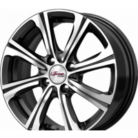 Литые диски iFree Апероль (КС862) 15x6" 5x100мм DIA 57.1мм ET 38мм Блэк Джек