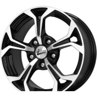 Литые диски iFree Эрнесто (КС484) 15x6.5" 5x112мм DIA 66.6мм ET 35мм Блэк Джек