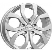 Литые диски K&K КС704 16x6.5" 5x114.3мм DIA 60.1мм ET 45мм Сильвер