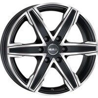 Литые диски MAK King 6 16x6.5" 6x130мм DIA 84.1мм ET 54мм Ice Black