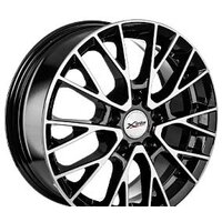 Литые диски X'trike X-135 16x6.5" 5x105мм DIA 56.6мм ET 38мм BK/FP