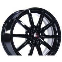 Литые диски Alcasta M63 15x6" 4x100мм DIA 60.1мм ET 46мм Black