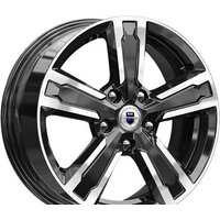 Литые диски K&K Оклахома (КС998) 16x6.5" 5x114.3мм DIA 60.1мм ET 40мм Алмаз черный