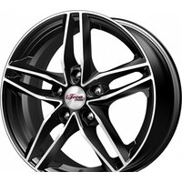 Литые диски iFree Moskva (КС689) 16x6.5" 5x114.3мм DIA 66.1мм ET 50мм Блэк джек