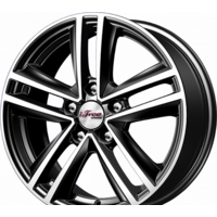 Литые диски iFree Катар (КС885) 16x6.5" 5x114.3мм DIA 66.1мм ET 50мм Блэк джек
