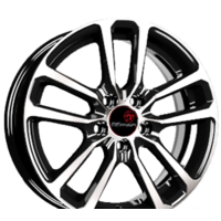 Литые диски Vector B209 15x6" 5x100мм DIA 57.1мм ET 38мм Алмаз черный