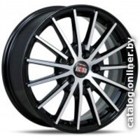 Литые диски Alcasta M60 17x7" 5x114.3мм DIA 66.1мм ET 40мм Black