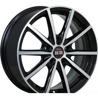 Литые диски Alcasta M61 17x7" 5x114.3мм DIA 60.1мм ET 39мм BKF