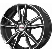 Литые диски iFree Икигай (КС865) 16x6.5" 5x112мм DIA 66.6мм ET 40мм Блэк Джек