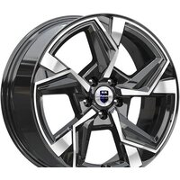 Литые диски K&K Кайан 18x7.5" 5x114.3мм DIA 66.1мм ET 40мм Алмаз черный