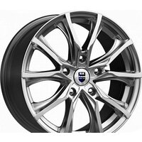 Литые диски K&K Твист 17x7.5" 5x114.3мм DIA 67.1мм ET 50мм Дарк платинум