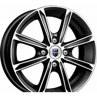 Литые диски K&K Флэш 14x5" 4x100мм DIA 67.1мм ET 35мм Алмаз черный