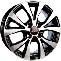 Литые диски Vector R161 15x6" 4x100мм DIA 54.1мм ET 46мм Алмаз черный