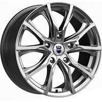 Литые диски K&K Твист 17x7.5" 5x120мм DIA 67.1мм ET 42мм Дарк платинум