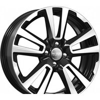 Литые диски K&K Vesta (КС874) 17x6.5" 4x100мм DIA 60.1мм ET 43мм Алмаз черный