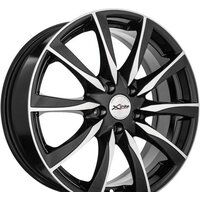 Литые диски X'trike X-120 17x7" 5x115мм DIA 70.2мм ET 43мм BK/FP