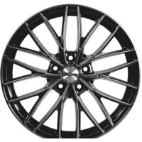 Литые диски X'trike X-130 18x7.5" 5x114.3мм DIA 66.1мм ET 45мм BK/FP