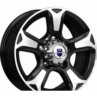 Литые диски K&K Атлант 16x7" 5x139.7мм DIA 108.5мм ET 35мм Алмаз черный