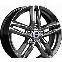 Литые диски K&K Sayan 16x6" 5x105мм DIA 56.6мм ET 39мм Дарк платинум