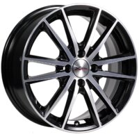 Литые диски X'trike X-129 16x6.5" 4x100мм DIA 60.1мм ET 48мм BK/FP