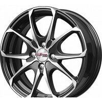 Литые диски iFree Такеши (КС877) 16x6" 4x100мм DIA 67.1мм ET 35мм Блэк Джек