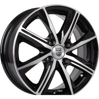 Литые диски K&K Арнар 16x7" 5x108мм DIA 67.1мм ET 40мм Алмаз черный