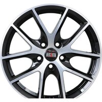 Литые диски Alcasta M59 16x6.5" 5x114.3мм DIA 66.1мм ET 45мм BKF