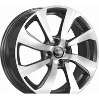 Литые диски K&K КС893 16x6" 4x100мм DIA 60.1мм ET 41мм Алмаз черный