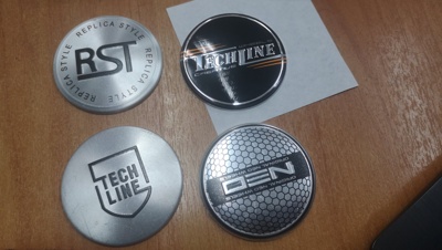 логотип к литым дискам Techline - фото