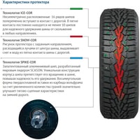 Cordiant Snow Cross 225/55R18 102T (шипы)- фото3